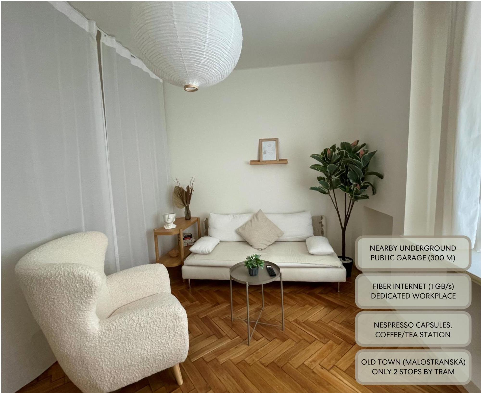 Urban Retreat I Modern Boho Apartments In Lovely Letna District - 10 Minutes From Old Town Prag Eksteriør billede